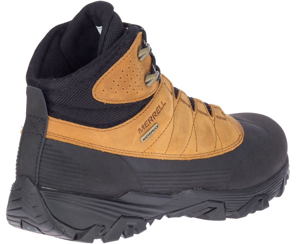 Merrell Boots Brown/Black - Coldpack Ice+ 6\" Polar Waterproof - Mens 81SIOKHTX